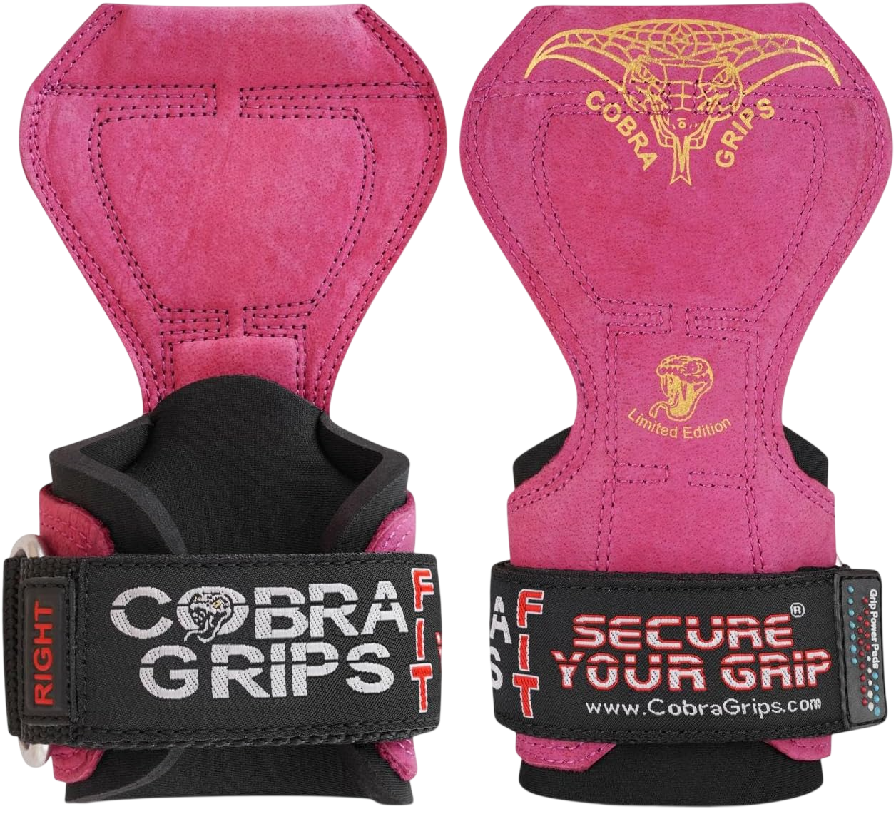 Gloves with Adjustable Neoprene Padded Wrist Wraps by Grip power pads