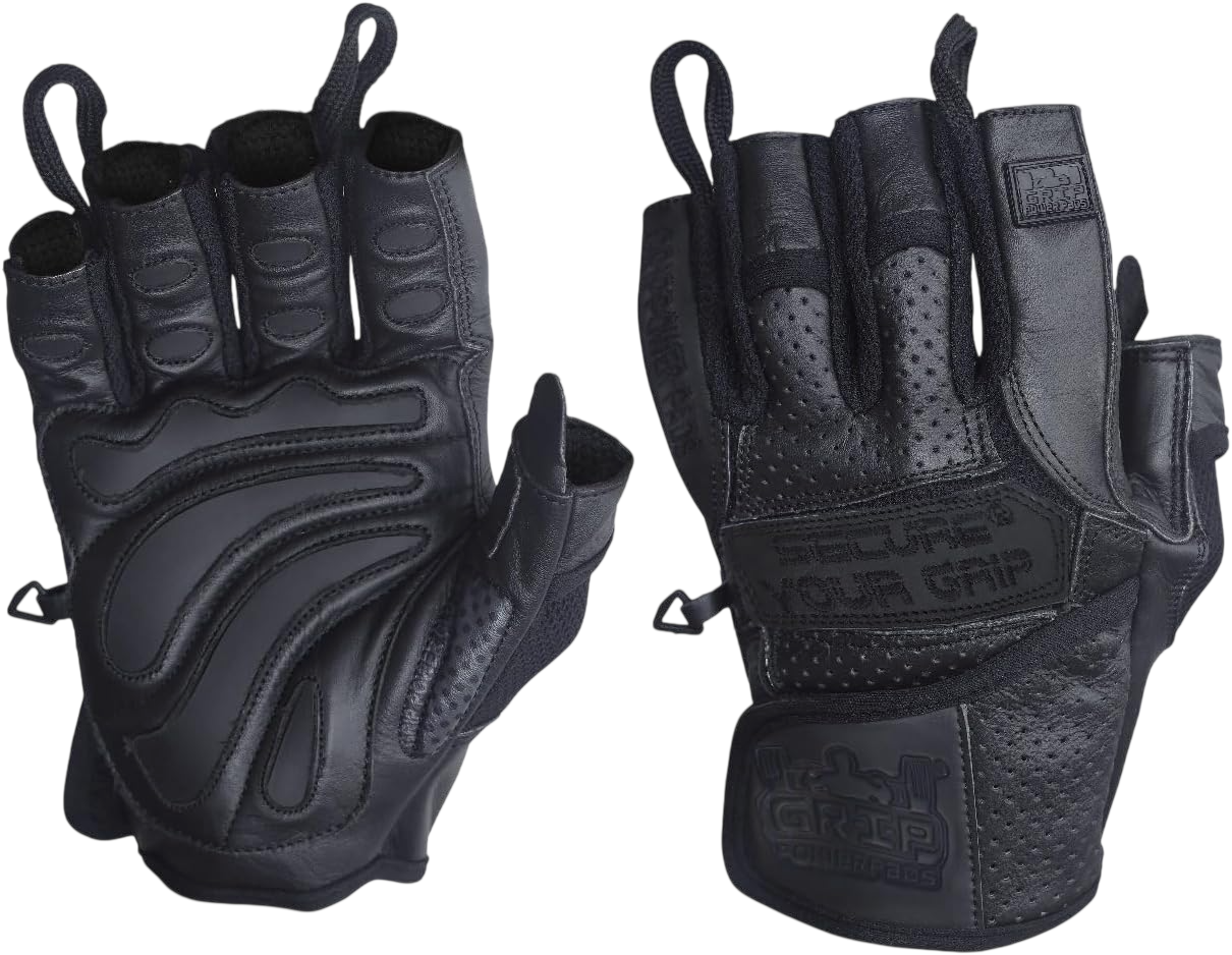 Elite Leather Gym Gloves for Weightlifting